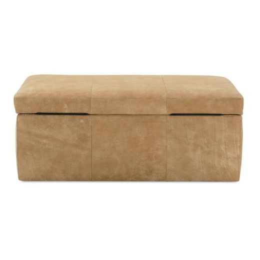 Picture of Remy 45" x 28" Rectangle Leather Storage Ottoman